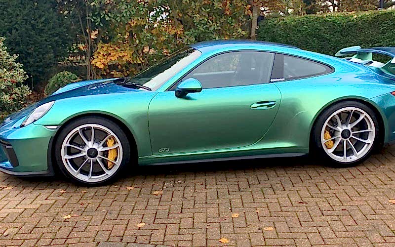 Two tone Porsche ceramic coat photo